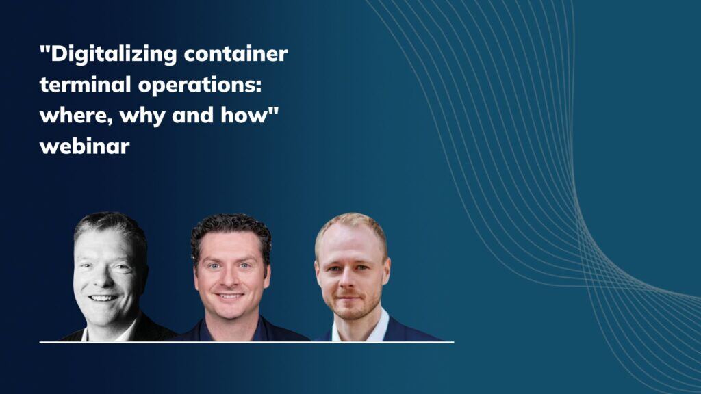 Webinar on Digitalizing container terminal operations: where, why and how